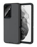 Protector de alta resistencia para Samsung Galaxy S21 Ultra en Guatemala, comprar funda heavy duty color negro.