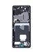Encuentra la carcasa central color negro para Samsung Galaxy S21 Ultra en Guatemala, ideal para reparaciones de celulares en talleres autorizados.