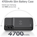 Protege y carga tu Galaxy S22 Plus con esta funda protectora Slim de 4800mAh en Guatemala.