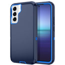 Funda Heavy Duty Samsung Galaxy S22 en color navy blue disponible en Guatemala, protege tu dispositivo con la mejor calidad.