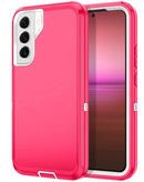 Encuentra el mejor estuche Heavy Duty para Samsung Galaxy S22 en Guatemala en colores HOT PINK & WHITE.