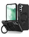 Encuentra en Guatemala el mejor case rígido anticontundencias con soporte para anillo para Samsung Galaxy S22 en color negro.