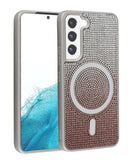Encuentra la mejor funda con carga inalámbrica para Galaxy S22 en Guatemala en SlowBack, la tienda de accesorios mayorista con fundas diamond crystal SILVER disponibles.