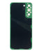 Tapa trasera con lente de cámara para Galaxy S22 Plus en color Phantom Black, ideal para reparaciones en Guatemala.