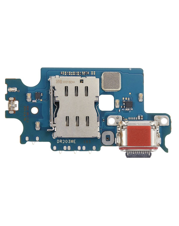 Reparación de puerto de carga con lector de SIM para Samsung Galaxy S22 Plus 5G en Guatemala.