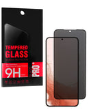 Protector de pantalla de vidrio templado privacy compatible con Galaxy S22 Plus en Guatemala, ideal para mantener la pantalla a salvo de miradas no deseadas, disponible en presentación individual.