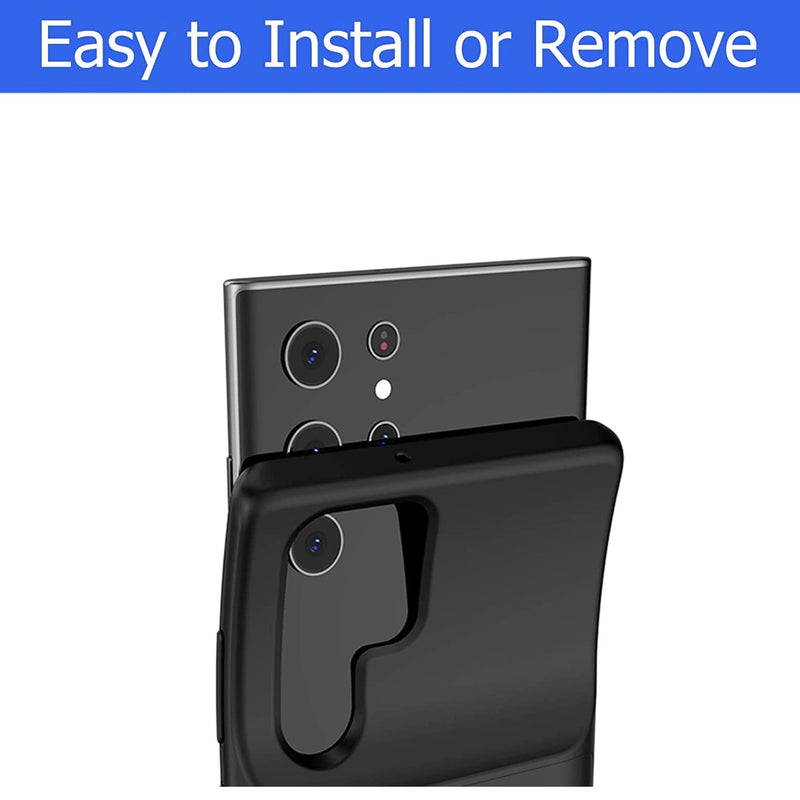 Case protector de carga delgada (4800mAh) para Samsung Galaxy S22 Ultra en Guatemala, ideal para mayoristas de accesorios, reparaciones de celulares y tiendas de tecnología.