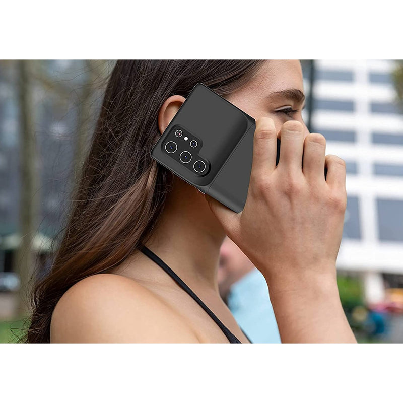 Case protector de carga delgada (4800mAh) para Samsung Galaxy S22 Ultra en Guatemala, ideal para mayoristas de accesorios, reparaciones de celulares y tiendas de tecnología.