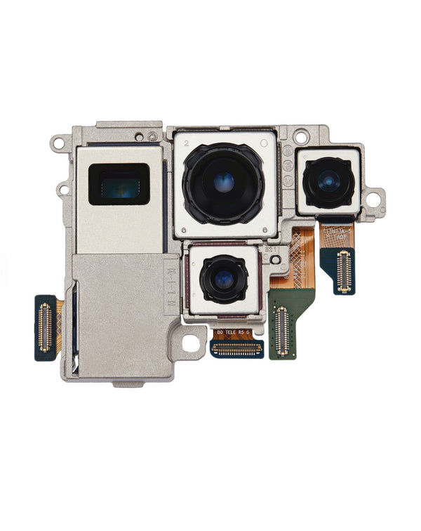 Reparación de cámara trasera Samsung Galaxy S22 Ultra 5G S908 en Guatemala con componentes originales Samsung.