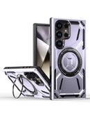 Protector resistente de cuerpo completo con soporte para anillo integrado para Galaxy S22 Ultra en Guatemala, mayorista de accesorios para celulares.