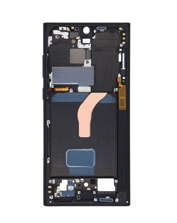 Encuentra la carcasa central para Samsung Galaxy S22 Ultra 5G de versión norteamericana en Guatemala, al mejor precio en nuestra tienda de mayorista de repuestos para celulares.