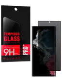 Vidrio templado de privacidad Samsung Galaxy S22 Ultra (Case Friendly / Anti-Spy / 1 Piece)
