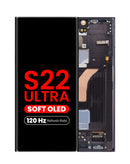 Reparación pantalla con marco soft OLED Samsung Galaxy S22 Ultra en Guatemala.