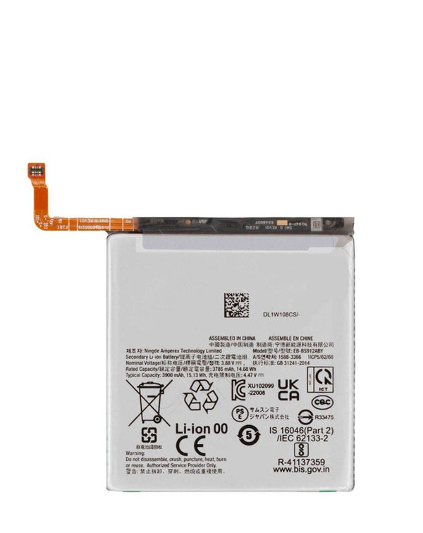 Encuentra la batería original para Samsung Galaxy S23 (EB-BS912ABY) en Guatemala, ideal para reparaciones en talleres de componentes Samsung.