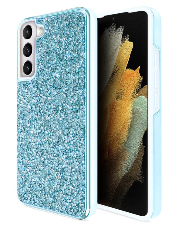 Encuentra la mejor Funda Galaxy S23 Plus Bling Diamond Crystal de doble capa en Guatemala para tu dispositivo Samsung.