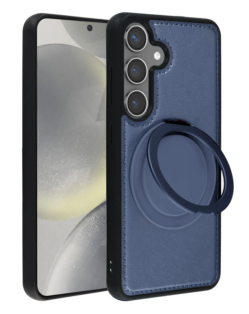 Encuentra la mejor funda de cuero delgada con soporte para carga inalámbrica para Samsung Galaxy S23 en Guatemala.