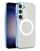 Encuentra la caja de carga inalámbrica azul para Samsung Galaxy S23 en Guatemala, en el mayorista SlowBack.