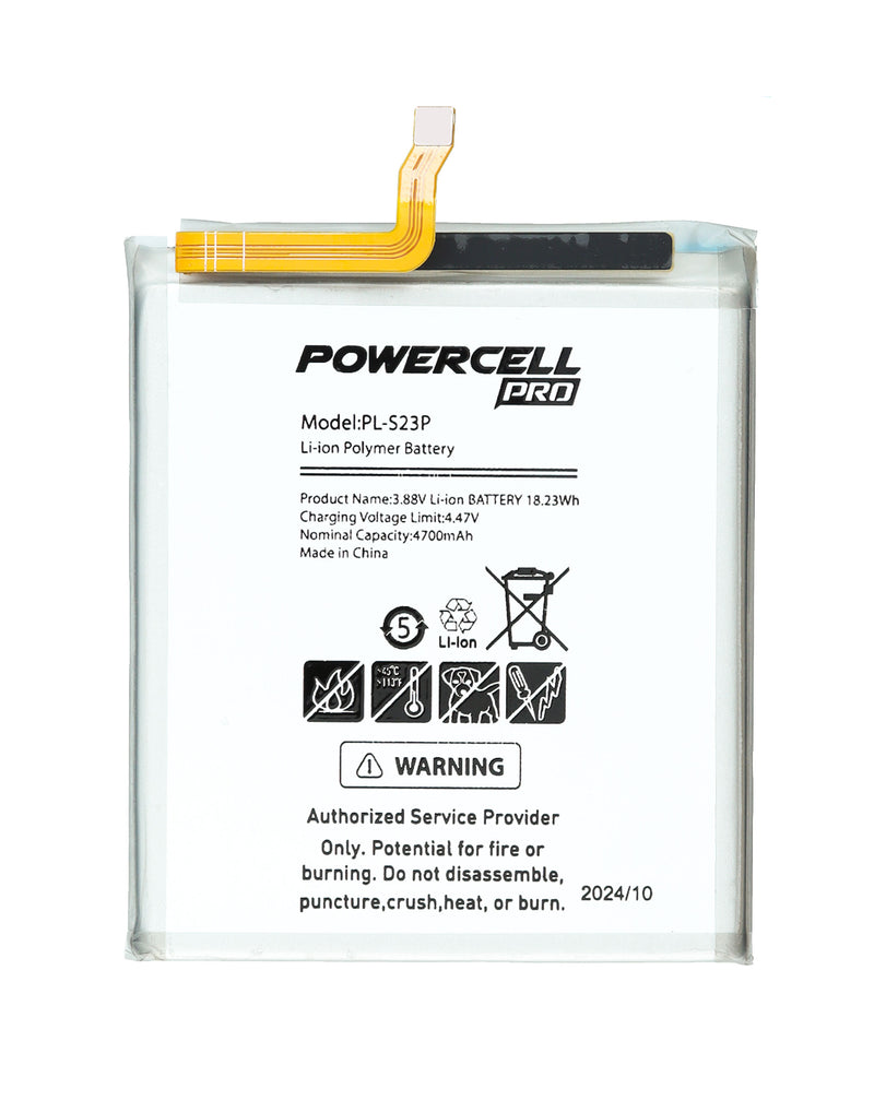 Encuentra la mejor batería POWERCELL PRO Galaxy S23 Plus (4700 mAh) en Guatemala para una reparación rápida y confiable.