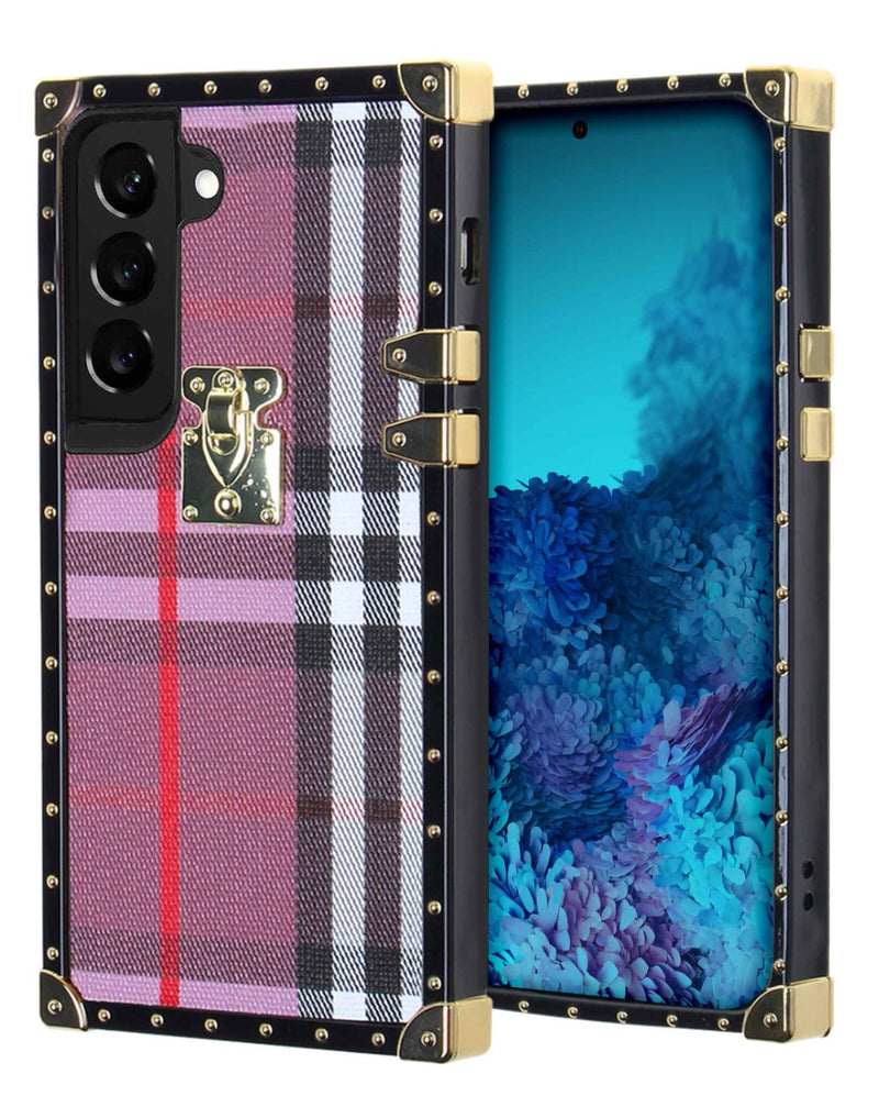 Encuentra la mejor funda cuadrada de lujo para tu Galaxy S23 en Guatemala en SlowBack, mayorista de accesorios con servicio de reparación incluido.