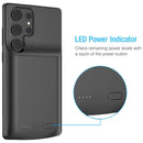 Encuentra el mejor estuche de carga protector para Samsung Galaxy S23 Ultra en Guatemala con capacidad de 4800mAh.