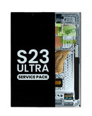 Reparación de pantalla original con marco Samsung Galaxy S23 Ultra Sky Blue en Guatemala.