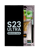 Reparación de pantalla original con marco Samsung Galaxy S23 Ultra en Guatemala, disponible para mayoristas y talleres de reparación.
