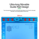 Base de microscopio RELIFE RL-004T con aleación de aluminio y plataforma corrediza en Guatemala.