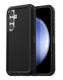 Protege tu Samsung Galaxy S24 FE con esta resistente funda heavy duty en color negro en Guatemala.