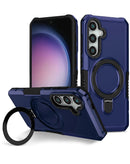 Protege tu Galaxy S24FE con este case duro shockproof en color azul con ring holder en Guatemala.