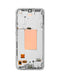 Repara la pantalla OLED original del Samsung Galaxy S24 FE 5G en Guatemala con este display completo en color gris con marco incluido.