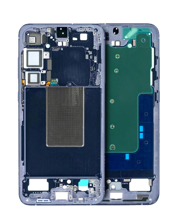 Encuentra la carcasa central original en color COBALT VIOLET para Samsung Galaxy S24 Plus en Guatemala, en los talleres de reparación autorizados.
