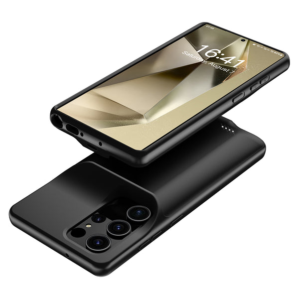 Encuentra el mejor case de carga protector slim con 4800mAh para Galaxy S24 Ultra en Guatemala, ideal para reparaciones y mayoristas.