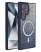 Encuentra la mejor funda de carga inalámbrica con bling diamond crystal en color azul para tu Galaxy S24 Ultra en Guatemala.