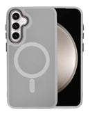 Encuentra la funda de carga magnética inalámbrica para Samsung Galaxy S24/S25 en Guatemala, disponible en color gris en nuestro taller de accesorios para smartphones.