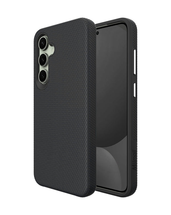 Encuentra la mejor case protectora de doble capa en color negro para tu Samsung en Guatemala.