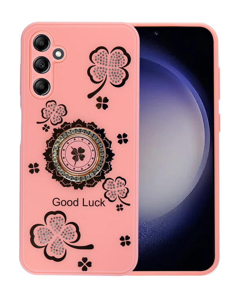 Protege tu Galaxy S24/S25 con estilo con este lujoso case de diamante rosa en Guatemala.