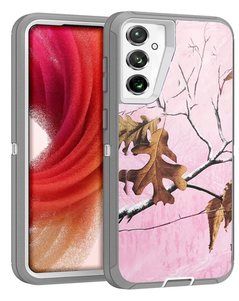 Encuentra la mejor funda heavy duty para Samsung Galaxy S24/S25 en Guatemala en Camo Pink en SlowBack.