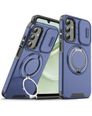 Encuentra la mejor funda magnética con cubierta de cámara de anillo para Samsung Galaxy S24/S25 en Guatemala.