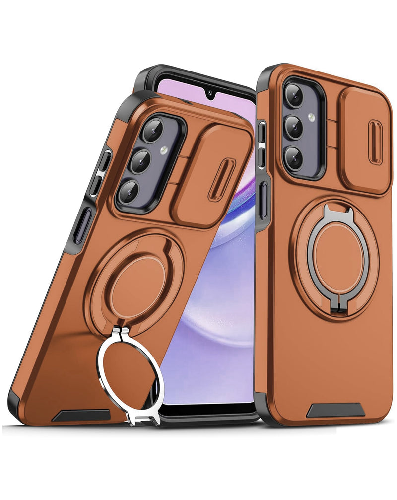 Protege tu teléfono Samsung con una funda magnética en Guatemala, apariencia resistente y color llamativo.