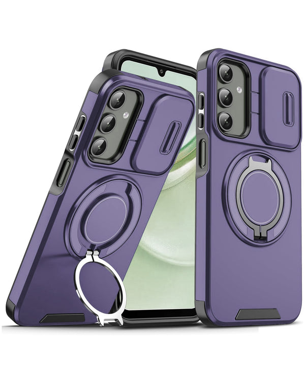 Encuentra la funda magnética Rugged con cubierta para cámara y anillo en Guatemala para proteger tu Galaxy, en tiendas de accesorios telefónicos o mayoristas.