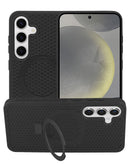 Encuentra en Guatemala el mejor case negro con soporte y disipación de calor para Samsung Galaxy S25 en SlowBack, mayorista de accesorios con envío rápido.