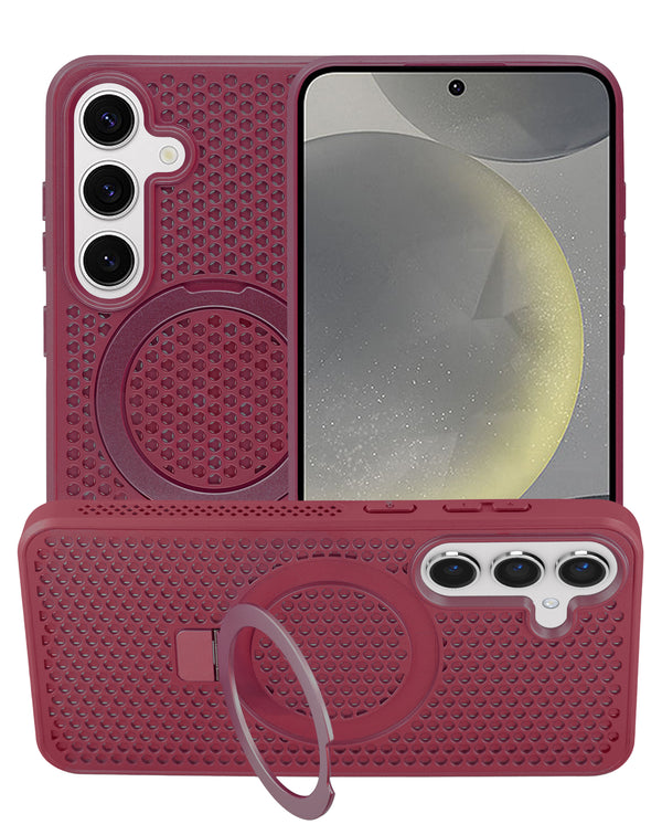 Compra un case con soporte y disipación térmica para Samsung Galaxy S25 en Guatemala.