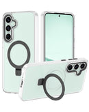 Encuentra el mejor case de carga inalámbrica Carbon con soporte anillo para Galaxy S25 en Guatemala.