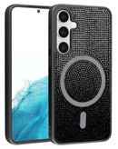 Encuentra la mejor funda con carga inalámbrica bling de cristal para tu Galaxy S25 en Guatemala.