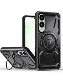 Encuentra la mejor funda rugged a prueba de choques con portador de anillo para Galaxy S25E en Guatemala.