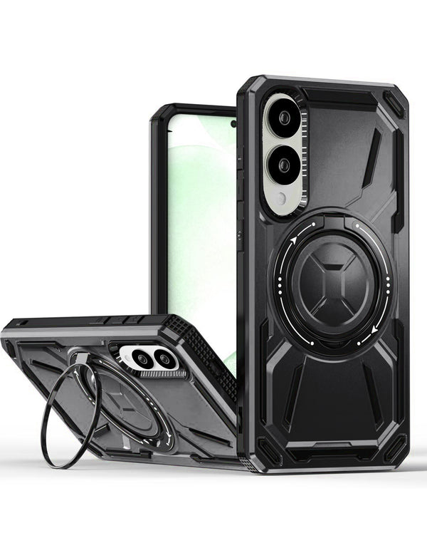 Encuentra la mejor funda rugged a prueba de choques con portador de anillo para Galaxy S25E en Guatemala.