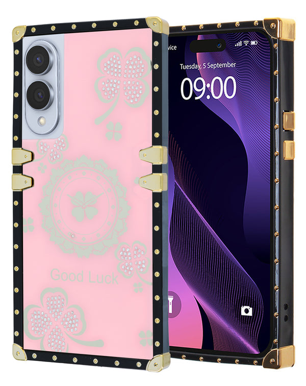 Encuentra la mejor funda acrílica de lujo con espejo para Galaxy S25E en Guatemala.