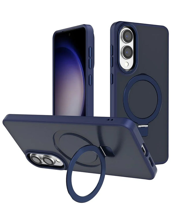 Encuentra la funda de carga inalámbrica Carbon con soporte de anillo para Galaxy S25E en Guatemala, ideal para proteger tu dispositivo y cargarlo de forma práctica.