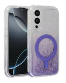 Encuentra la mejor funda bumper glitter líquida con carga inalámbrica para Samsung Galaxy S25E en Guatemala.