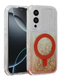 Encuentra la mejor funda protectora con bumper líquido glitter y carga inalámbrica para Galaxy S25E en Guatemala.